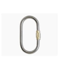 Flytanium Oval Titanium Keyring