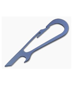 SK Knives Large DeCAPitator Blue Titanium Bottle Opener