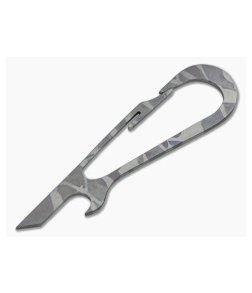 SK Knives Large DeCAPitator Brown/Grey Titanium Bottle Opener