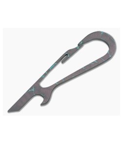 SK Knives Large DeCAPitator Pink/Teal Titanium Bottle Opener