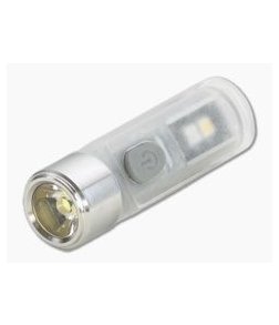 NiteCore TIKI Clear 300 Lumen USB Rechargeable Key Chain Multi LED Flashlight