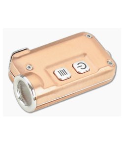 NiteCore TINI CU Copper 380 Lumen Micro-USB Rechargeable Keychain Flashlight