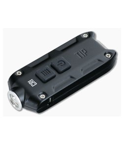 NiteCore TIP Black CRI 240 Lumen Rechargeable Keychain Flashlight