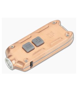 NiteCore TIP CU Copper 360 Lumen Micro-USB Rechargeable Keychain Flashlight