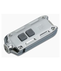 NiteCore TIP Stainless Steel Glacier 360 Lumen Micro-USB Rechargeable Keychain Flashlight