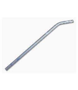 Steve Kelly Titanium Drinking Straw Bent Blue Titanium