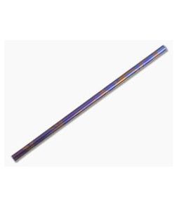 Steve Kelly Titanium Straight Magnum Drinking Straw Purple Bronze Swirl Titanium