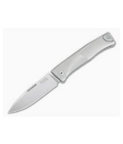 LionSteel Thrill Integral Grey Titanium Slip Joint H.WAYL Hidden Clip M390 TL-GY