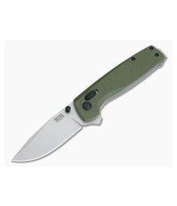 SOG Terminus XR Stonewashed D2 OD Green G10 XR Lock Flipper TM1022-BX