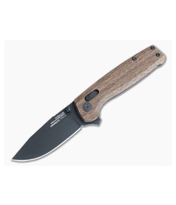 SOG Terminus XR Limited Walnut Handle Black D2 XR Lock Flipper TM1047-CP