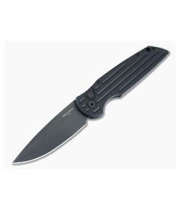 Protech Tactical Response TR-3 SWAT Grooved Handles Black 154CM Drop Point Auto TR-3-SWAT