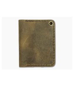 Hitch & Timber Trucker's Hitch Crazy Horse Leather Fold-Over EDC Utility Wallet