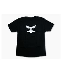 Audacious Concept Knives Division Logo 100% Cotton Black T-Shirt Size XXL