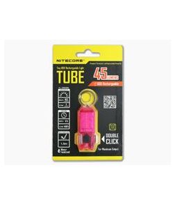 NiteCore Tube USB Rechargebale Keychain Light Pink