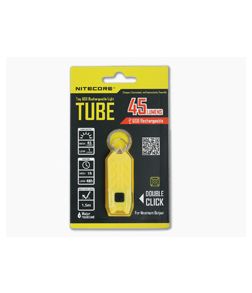 NiteCore Tube USB Rechargebale Keychain Light Lemon Yellow