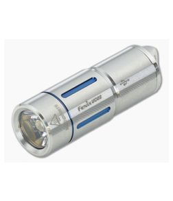 Fenix UC02 USB Rechargeable Keychain Flashlight Stainless Steel UC02XPSB