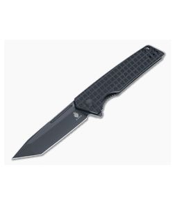 Kizer Vanguard Lan Tanto Black N690 Grid Milled Black G10 Liner Lock Flipper V4577N1