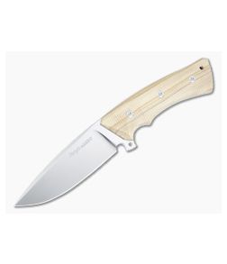 Viper Gianghi Fixed Blade Olive Wood Handle Satin N690 Drop Point V4880UL