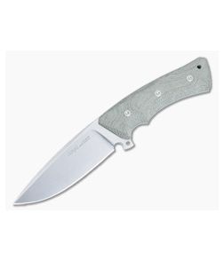 Viper Gianghi Fixed Blade Green Canvas Micarta Handle Stonewashed N690 Drop Point V4882CV