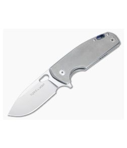 Viper Kyomi Frame Lock Flipper Titanium Handle Blue Accents Satin 20CV Drop Point V5933TI