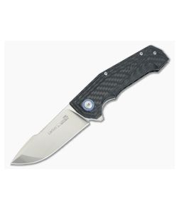 Viper Larius Satin M390 Liner Lock Flipper Milled Carbon Fiber V5958FC