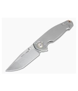 Viper Katla Vox Design 3D Titanium Stonewashed M390 Liner Lock Flipper V5982TI3D