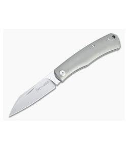 Viper Hug Thiel Design Satin M390 Smooth Titanium Slip Joint Knife V5990TI