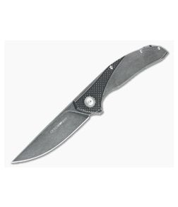 Viper x Anso Orso 2 Flipper Dark Stonewashed LO-QPM 20-4 3D Titanium Folder V5997TI3D