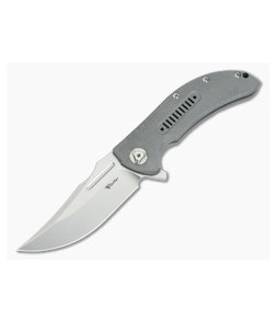 Reate Knives Valhalla Hollowed Titanium Frame Lock Flipper Stonewash RWL34