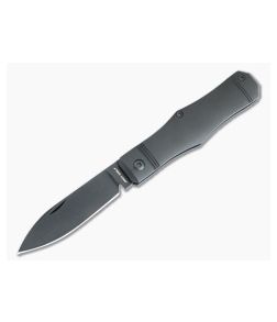 Jack Wolf Knives Vampire Jack Slip Joint Knife Smooth Black Titanium VAMPI-02-TI-SMOOTH