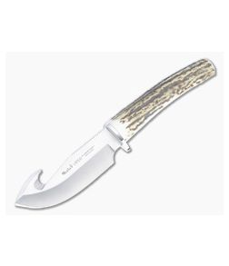 Muela Viper Gut Hook Stag Handle Fixed Blade VIPER-11A