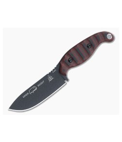 TOPS Viper Scout Red/Black G10 Black 1095 Fixed Blade VPS-R2