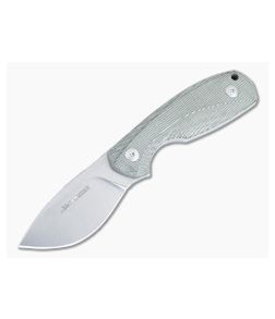 Viper Knives Vox Lille 1 Stonewashed Elmax Green Canvas Micarta Fixed Blade VT4022CG