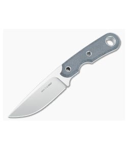 Viper Basic 1 Fixed Blade Black Micarta Handles Satin MagnaCut Drop Point VT4026CB