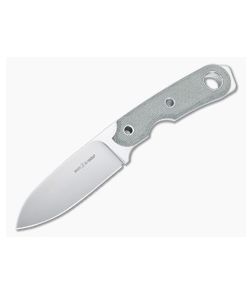 Viper Basic 3 Fixed Blade Green Micarta Handles Satin MagnaCut Spear Point VT4034CG