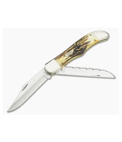 Case 1992 Stag Folding Hunter with Serrated Blade