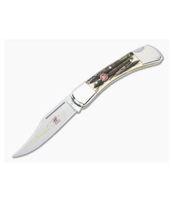 Zwilling J.A. Henckels Cutlery Vintage Stag Lockback Folder