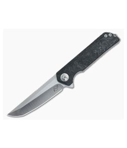 Liong Mah Design Warrior 2 Marble Carbon Fiber Flipper