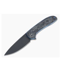 WE Knives Saakshi Black Stonewashed 20CV Marbled Carbon Fiber Liner Lock Flipper WE20020C-2