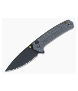 WE Knives Culex Black Stonewashed 20CV Flamed Titanium Button Lock Flipper WE21026B-7