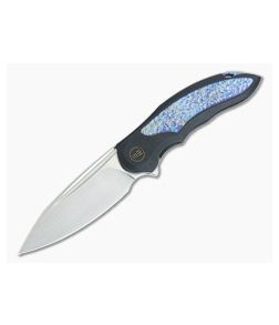 WE Knives Makani Hand Rubbed Satin 20CV Flamed Titanium Inlay Limited Edition WE21048B-3