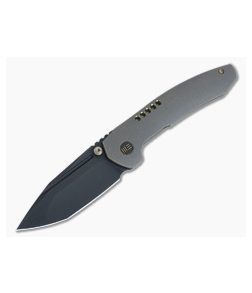 WE Knives Trogon Black Stonewashed 20CV Blade with Fuller Bronze Titanium Frame Lock Folder WE22002-2