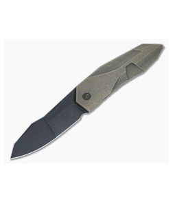 WE Knives Solid GTC Integral Bronze Titanium Black 20CV WE22028-3