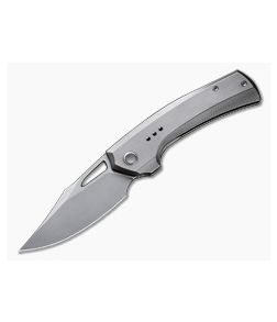 WE Nefaris Limited Edition Frame Lock Polished Bead Blasted Titanium Polished Bead Blasted 20CV WE22040D-2