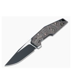 WE Knives OAO (One And Only) Integral Folder Copper Foil Carbon Fiber Inlays WE23001-2