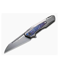 WE Knives Falcaria Flamed Titanium Inlays 23012B-1
