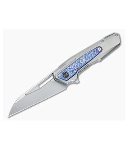 WE Knives Falcaria Flamed Titanium Inlays 23012B-1