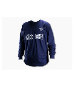 Chris Reeve Long Sleeve Shirt Navy Blue X-Large