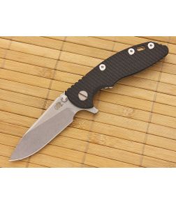 Hinderer Knives XM-18 3" Black Slicer Flipper