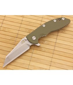 Hinderer Knives XM-18 3.5" Olive Drab Wharncliffe Flipper